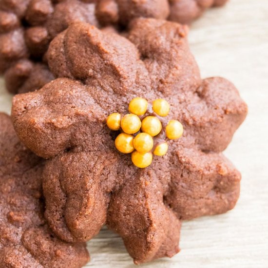 Chocolate Spritz Cookies