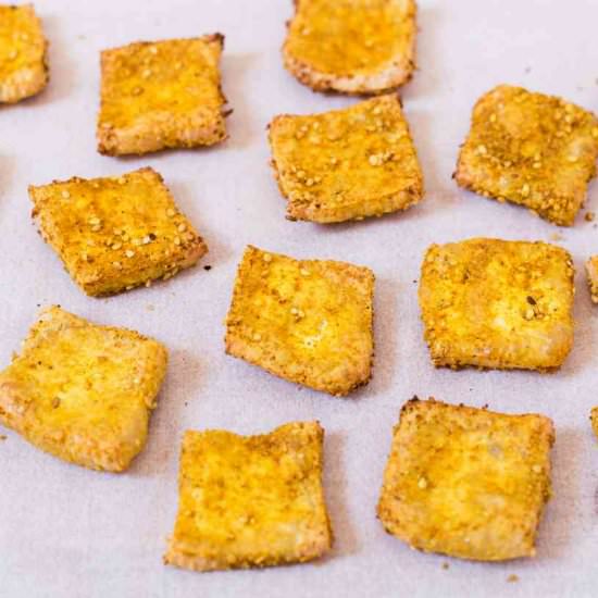 Crispy Baked Tofu | Vegan, Oil-Free