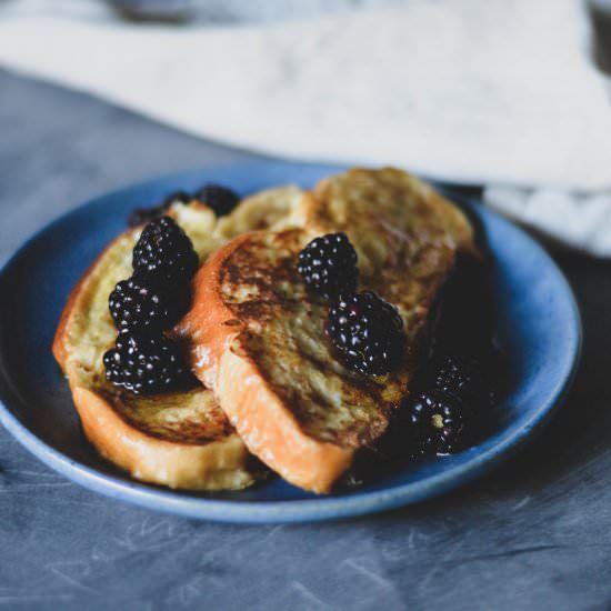 Orange Scented Challah French Toast