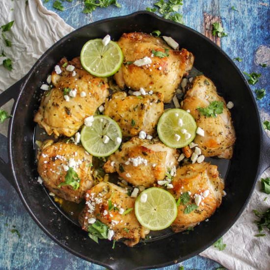 Cilantro Lime Chicken Thighs