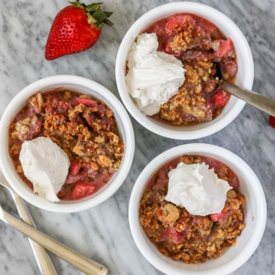 Grain Free Strawberry Crisp