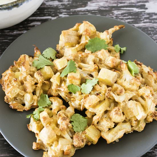 Cauliflower and potato pakora