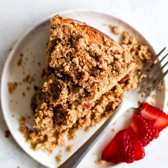 Strawberry Lemon Coffee Cake