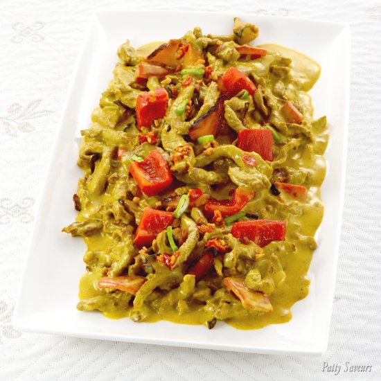 Thai Yellow Curry Beef Stir Fry