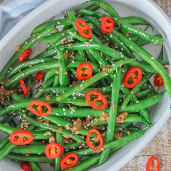 Garlicky Green Beans