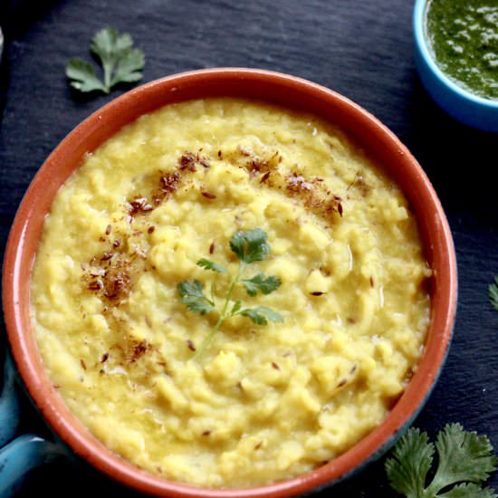 Yellow Moong Dal Khichdi