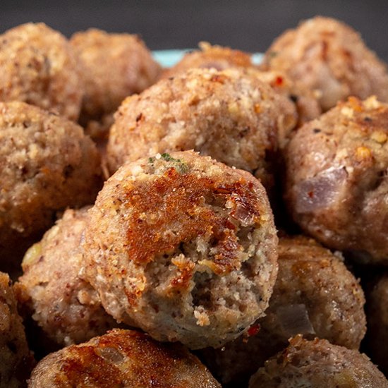 Turkey Meatballs (gluten free)