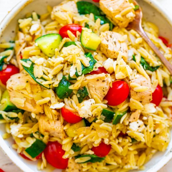 Greek Lemon Chicken & Orzo