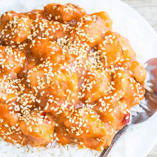 Crockpot Sesame Chicken