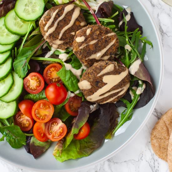 Black Bean and Sweet Potato Falafel