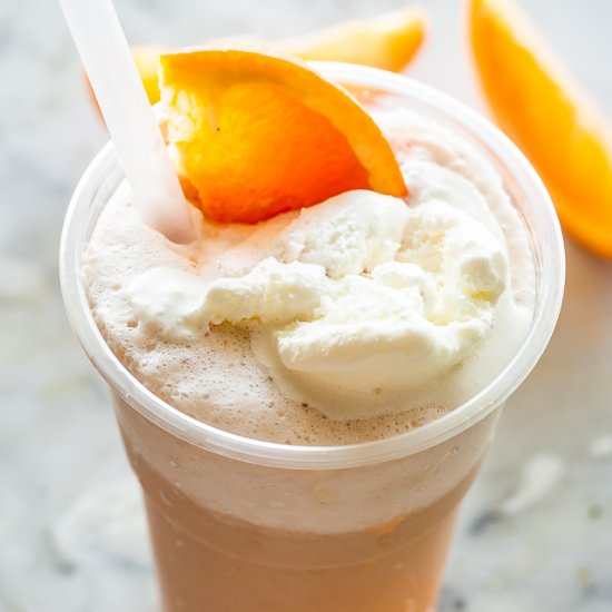 Blender Creamsicle Ice Cream Soda