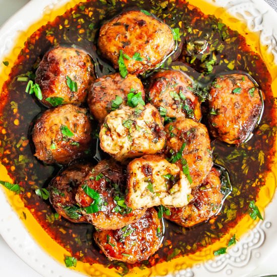 Firecracker Chicken Meatballs