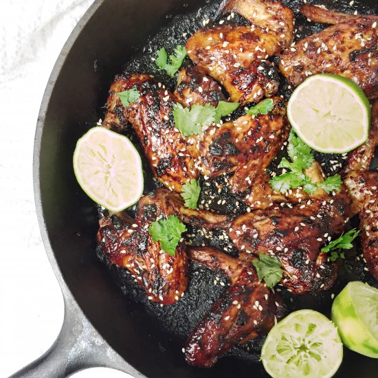 Sesame Ginger Sticky Wings