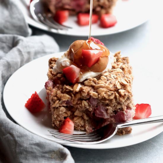 pb&j baked oatmeal