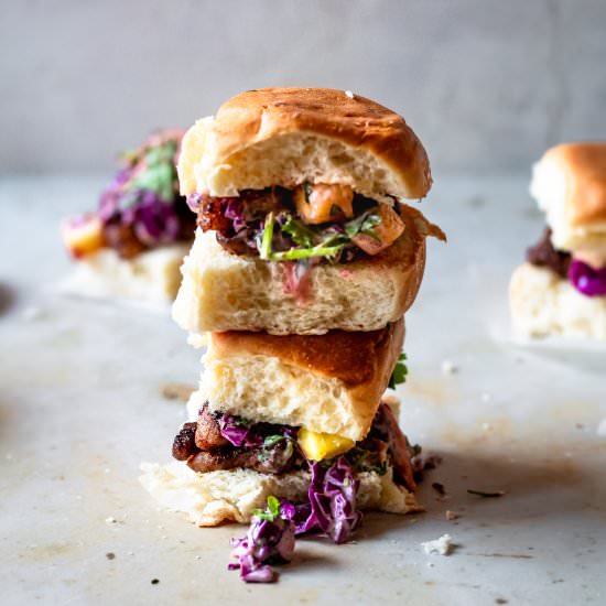 Five Spice Pork Belly Sliders