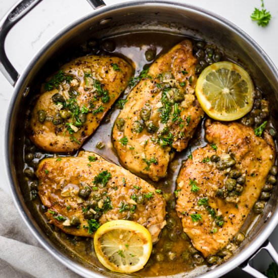 Easy Lemon Chicken Piccata