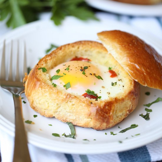 Toasted Brioche Egg Cups