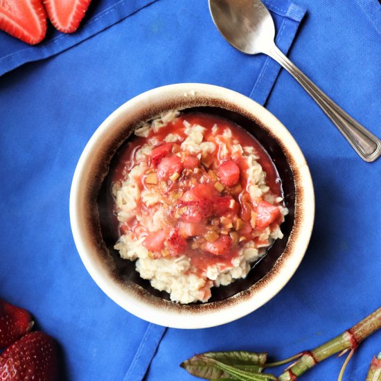 Strawberry and Knotweed Compote