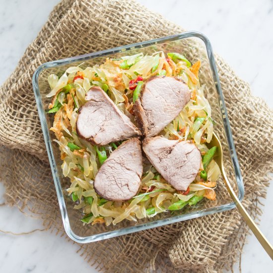 Thai Pomelo Salad with Baked Pork