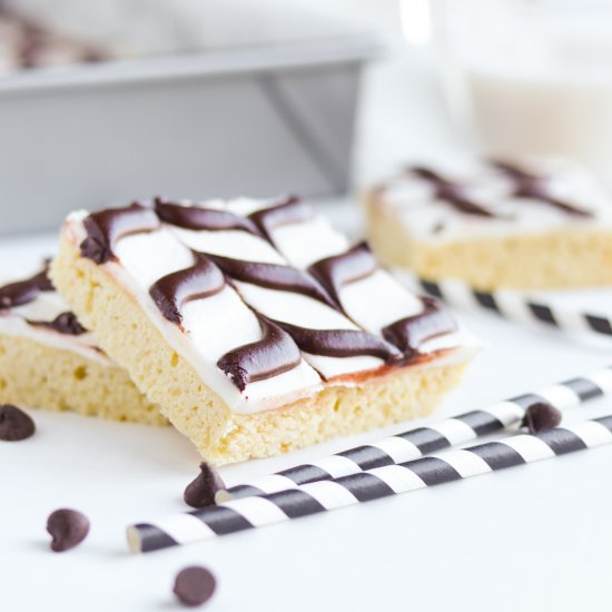 Black And White Cookie Bars