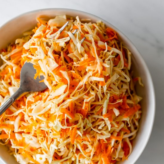 Carrot & Cabbage Slaw with Cumin