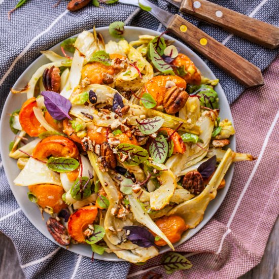 Roasted fennel salad