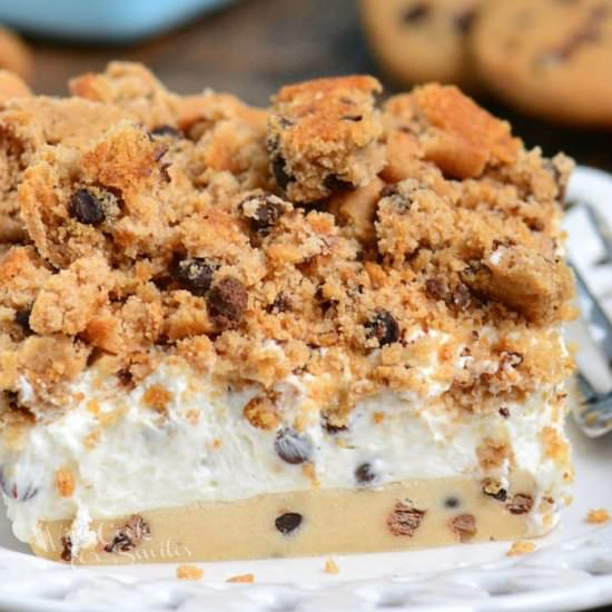 Cookie Dough No Bake Cheesecake