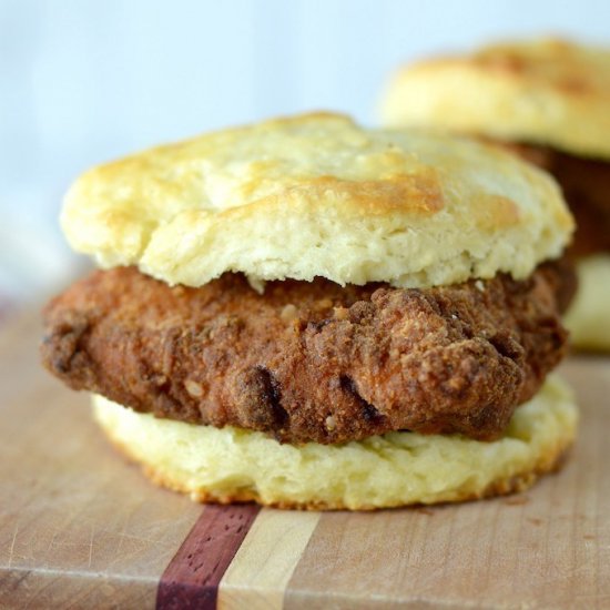 Copycat Chick-fil-A Chicken Biscuit