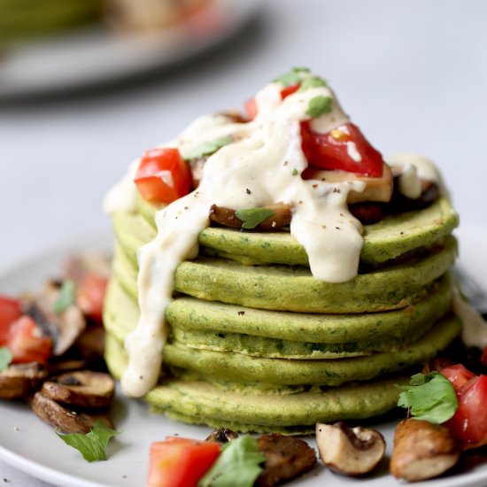 Falafel Chickpea Flour Pancakes!