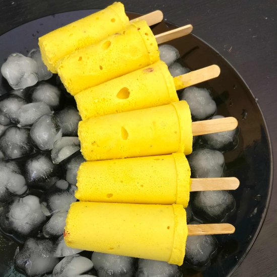 Mango Paneer Kulfi