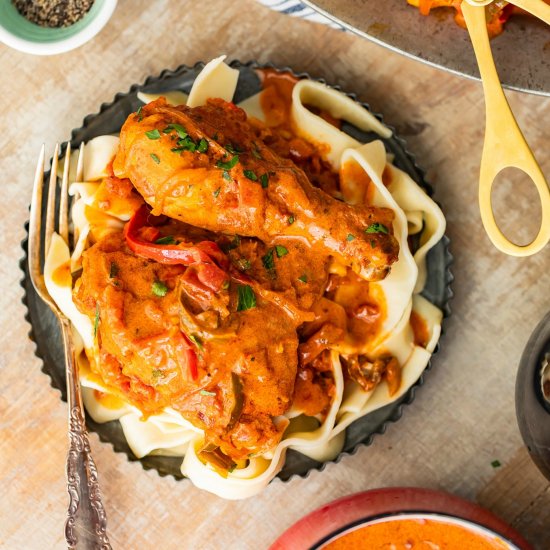 Creamy Chicken Paprikash