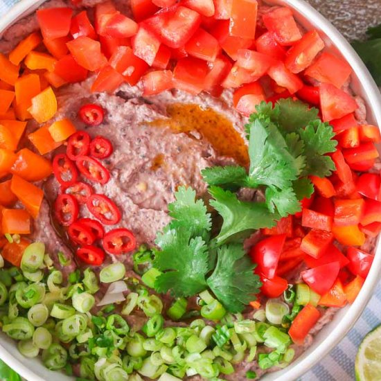 Easy Black Bean Dip Recipe