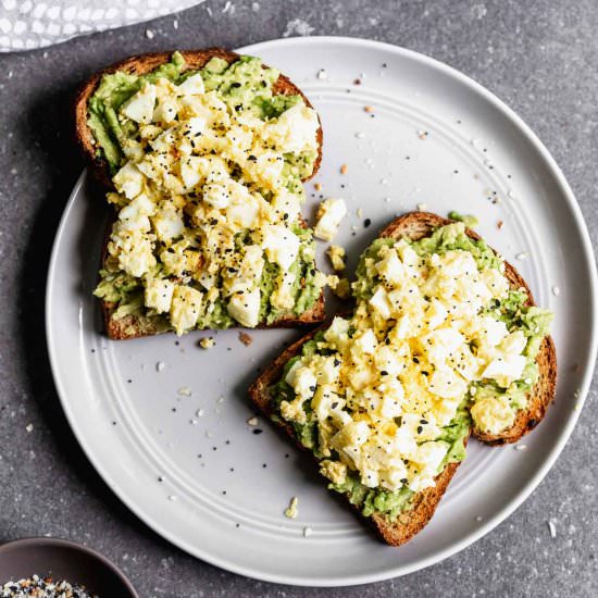 Avocado Egg Salad Toast