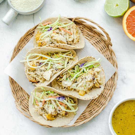 Mango Mojo Chicken Tacos