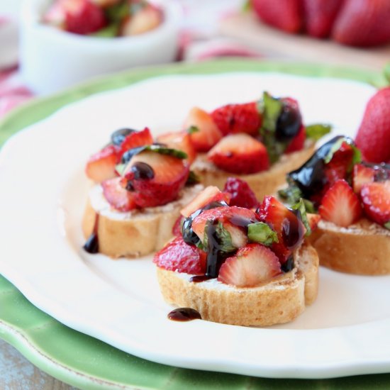 Strawberry Bruschetta