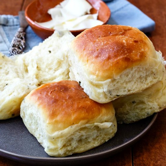 Soft Potato Dinner Rolls