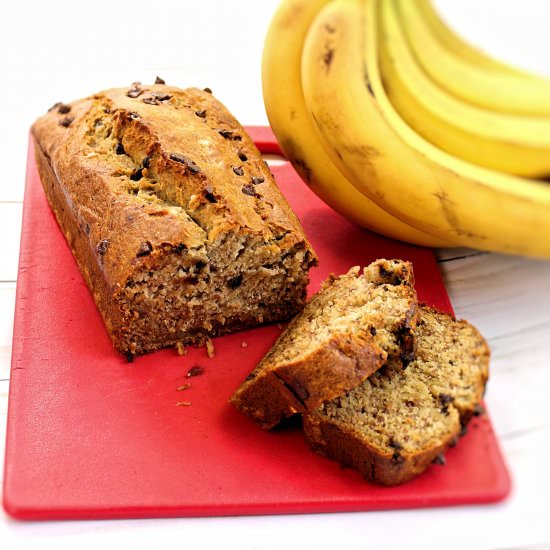 Banana Bread with Chocolate Chips