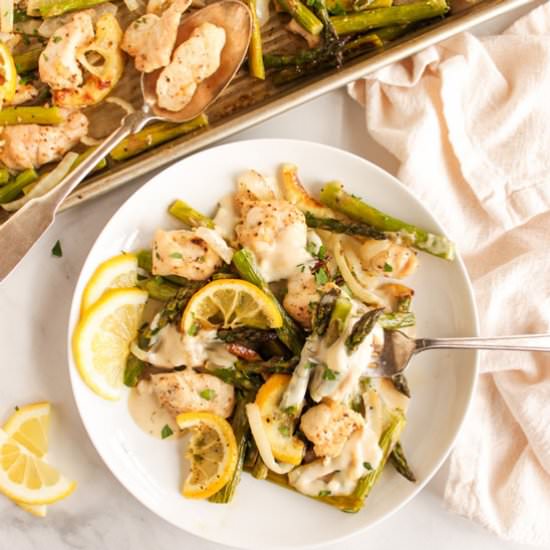 Sheet Pan Chicken and Asparagus