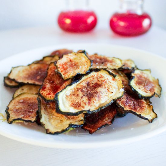 Zucchini Chips Baked in the Oven