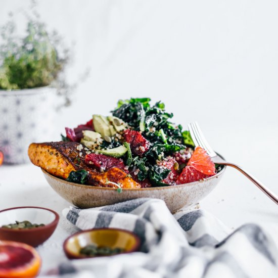 Kale & Quinoa Citrus Salad