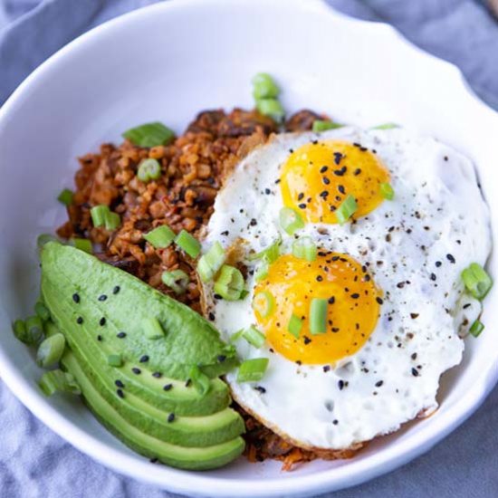 Whole30 Kimchi Fried Rice