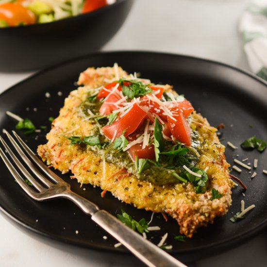 Baked Parmesan Pesto Chicken