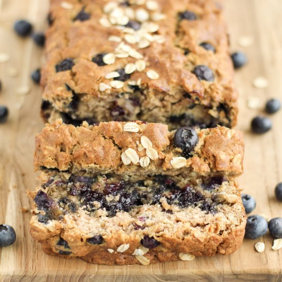 Blueberry Swirl Oat Bread