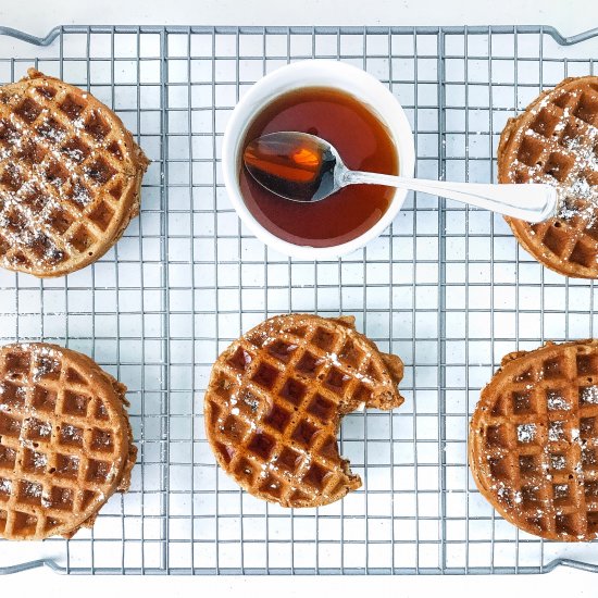 Carrot Cake Waffles