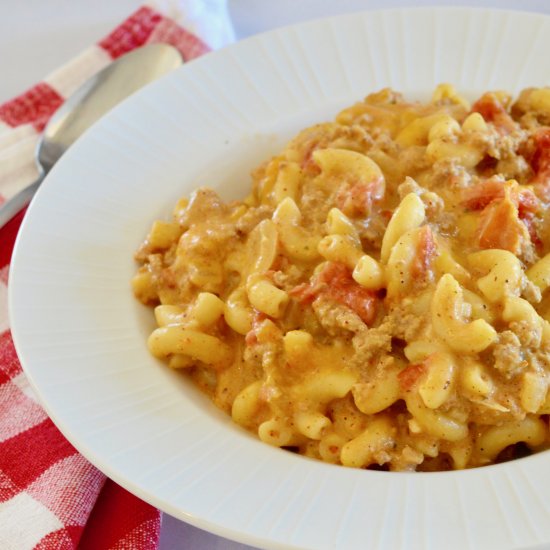 Cheesy Taco Pasta