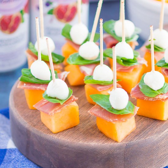 Prosciutto Melon Bites