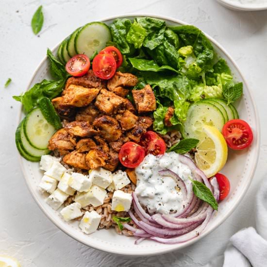 Chicken Shawarma Bowls