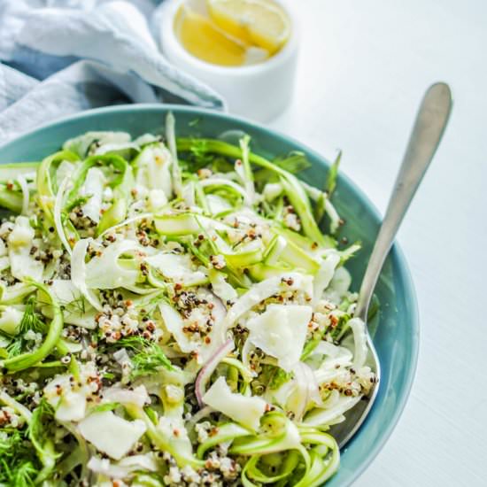 Fennel & Asparagus Quinoa Salad