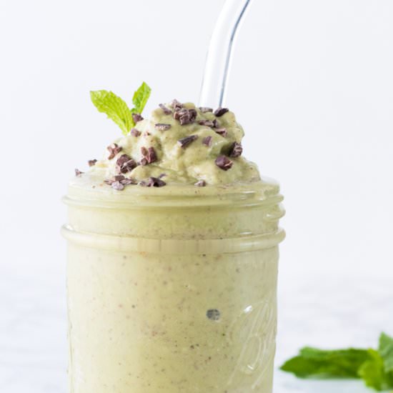 Mint Cacao Nib Smoothie