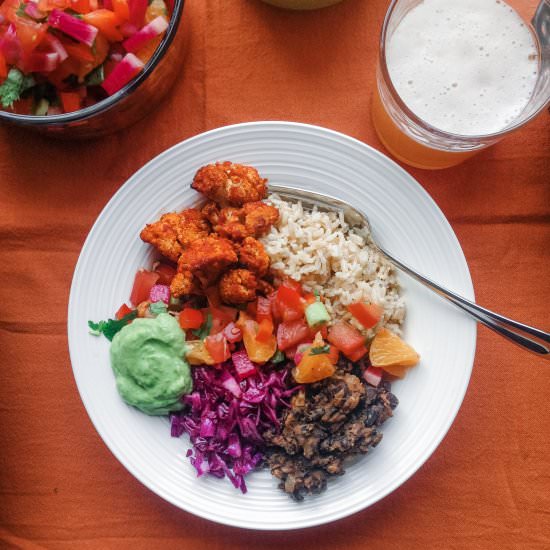 Vegan Burrito Bowls